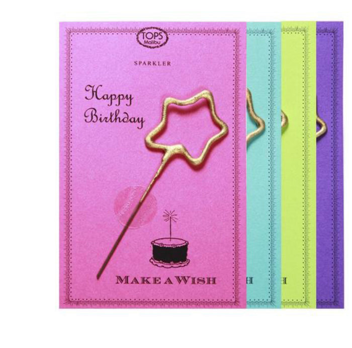 Happy Birthday Sparkler Candle