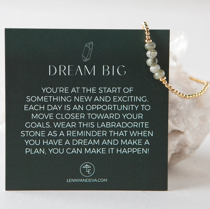 Lenny & Eva Lily Stretch Bracelet - Labradorite