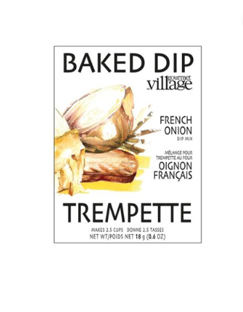 village gourmet baked french onion dip