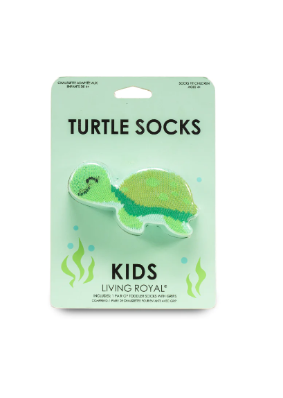 living royal turtle kids 3d crew socks