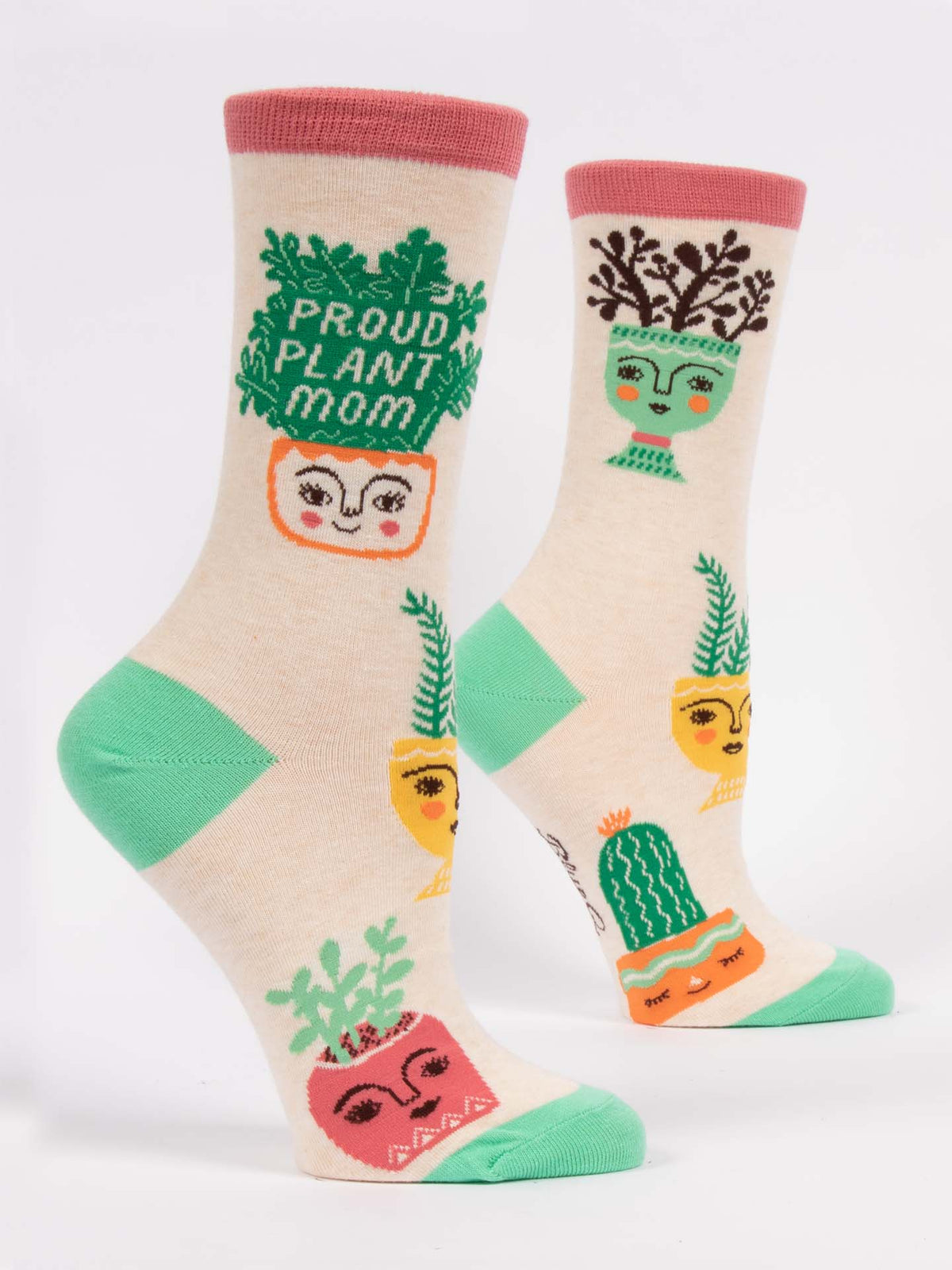 blue q womens socks proud plant mom