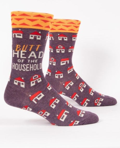 "Blue Q" Men's Socks - Butt Head Of The Household - The Boutique at Fresh