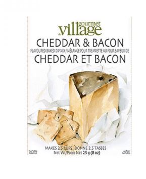 Village gourmet cheddar and bacon dip mix