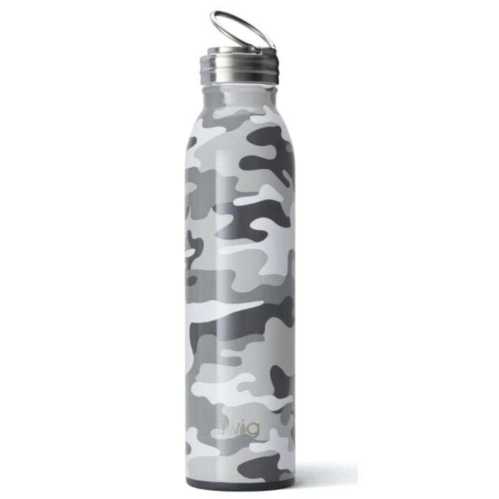 Swig Life 20oz Triple Insulated Stainless Steel Water Bottle with Ring Flip  Hand