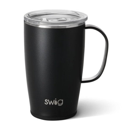 Swig Black Matte Travel Mug