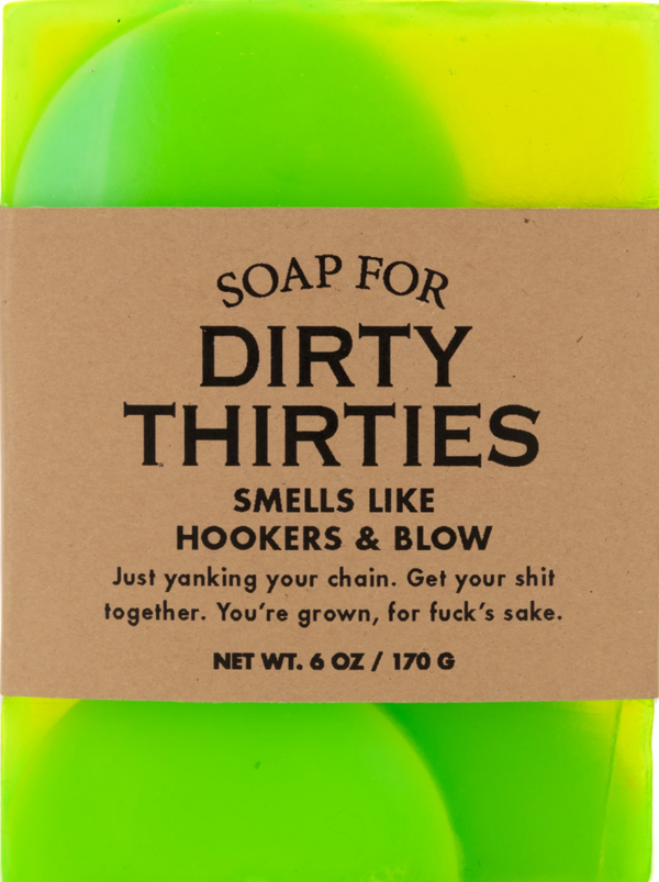 Whiskey River Bar Soap For Dirty Thirties